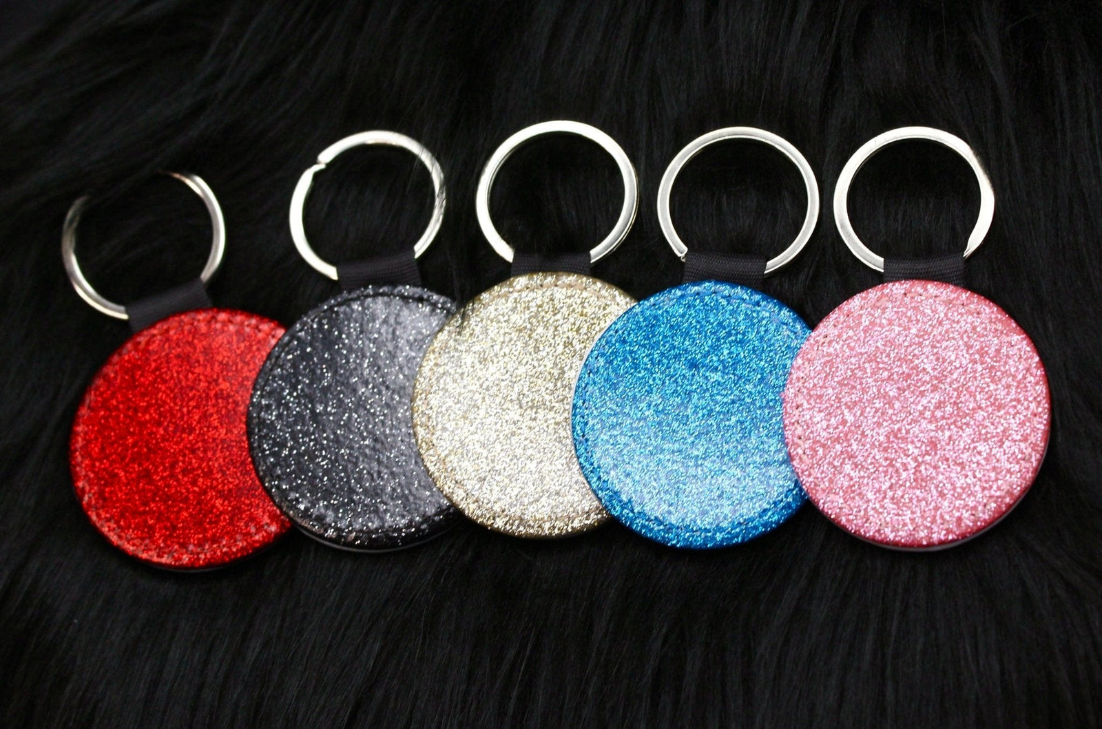 DillyDog Creations easify_addon_product Glitter Keychains