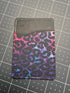 DillyDog Creations Phone Wallet Stick-On / Rainbow Leopard