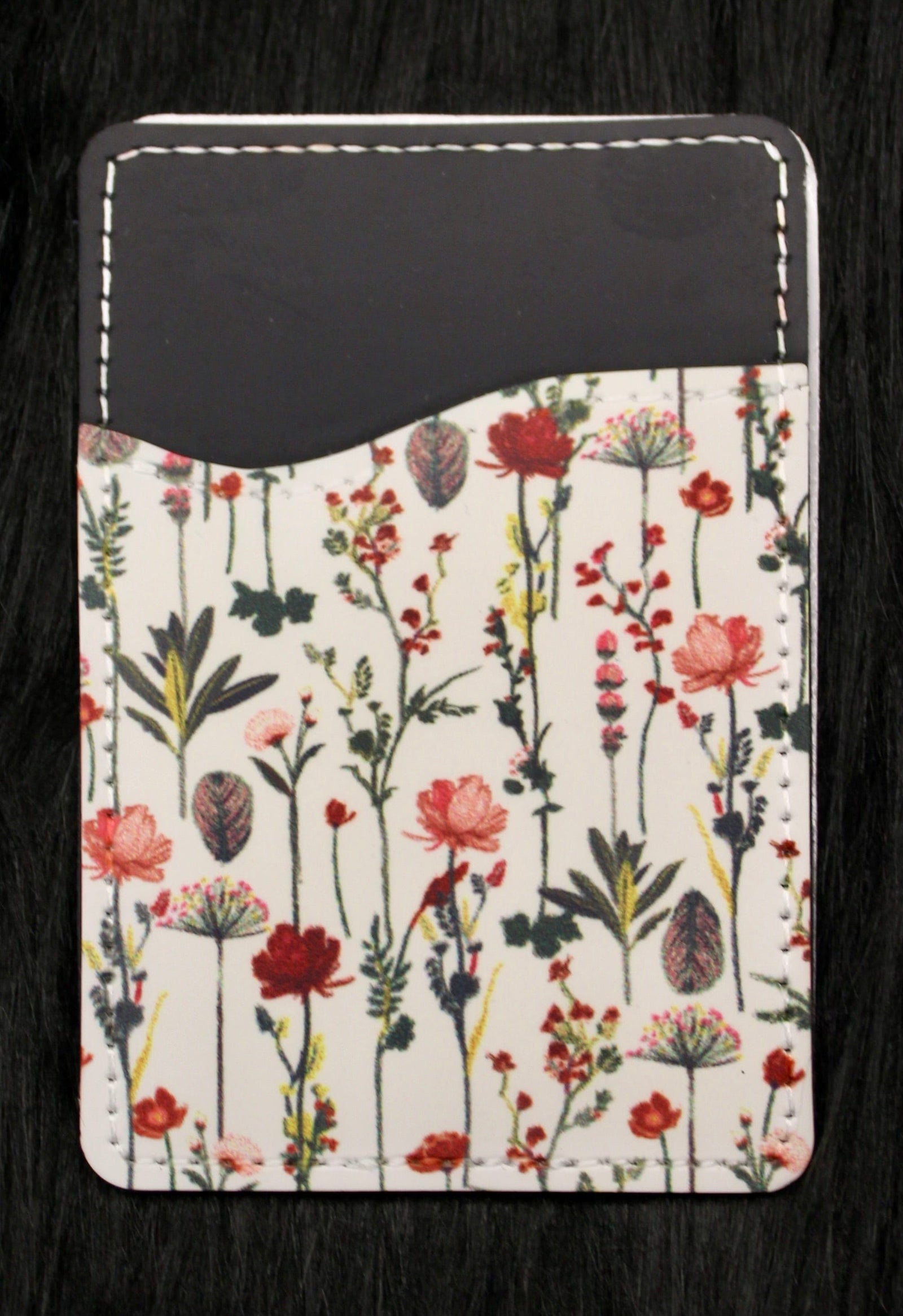 DillyDog Creations Phone Wallet Stick-On / Wildflowers