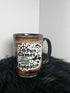 DillyDog Creations wrapin 15Oz Beveled Mug / Pirate It’s All Fun & Games Until Someone Needs An Eyepatch ( Black Interior )