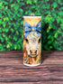 DillyDog Creations wrapin 20 Oz Skinny Tumbler / Cow with Bow