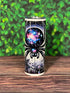 DillyDog Creations wrapin 20 Oz Skinny Tumbler / Halloween Galaxy Spiderweb