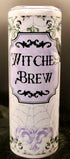 DillyDog Creations wrapin 20 Oz Skinny Tumbler / Halloween Witches Brew