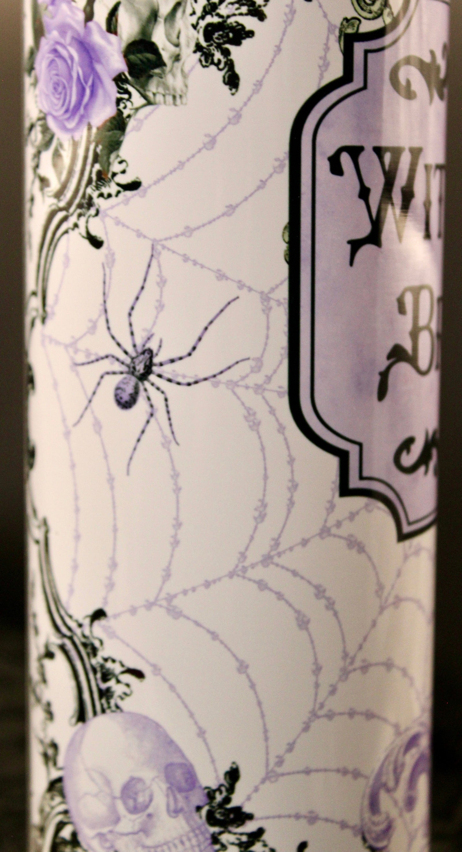 DillyDog Creations wrapin 20 Oz Skinny Tumbler / Halloween Witches Brew