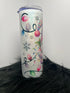 DillyDog Creations wrapin 20Oz Skinny Tumbler / Christmas Gnome Jingle All The Way ( Shown in Glitter Version )