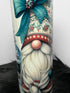 DillyDog Creations wrapin 20Oz Skinny Tumbler / Christmas Gnome With Snowglobe