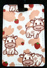 DillyDog Creations wrapin Luggage Tag / Strawberry Cow