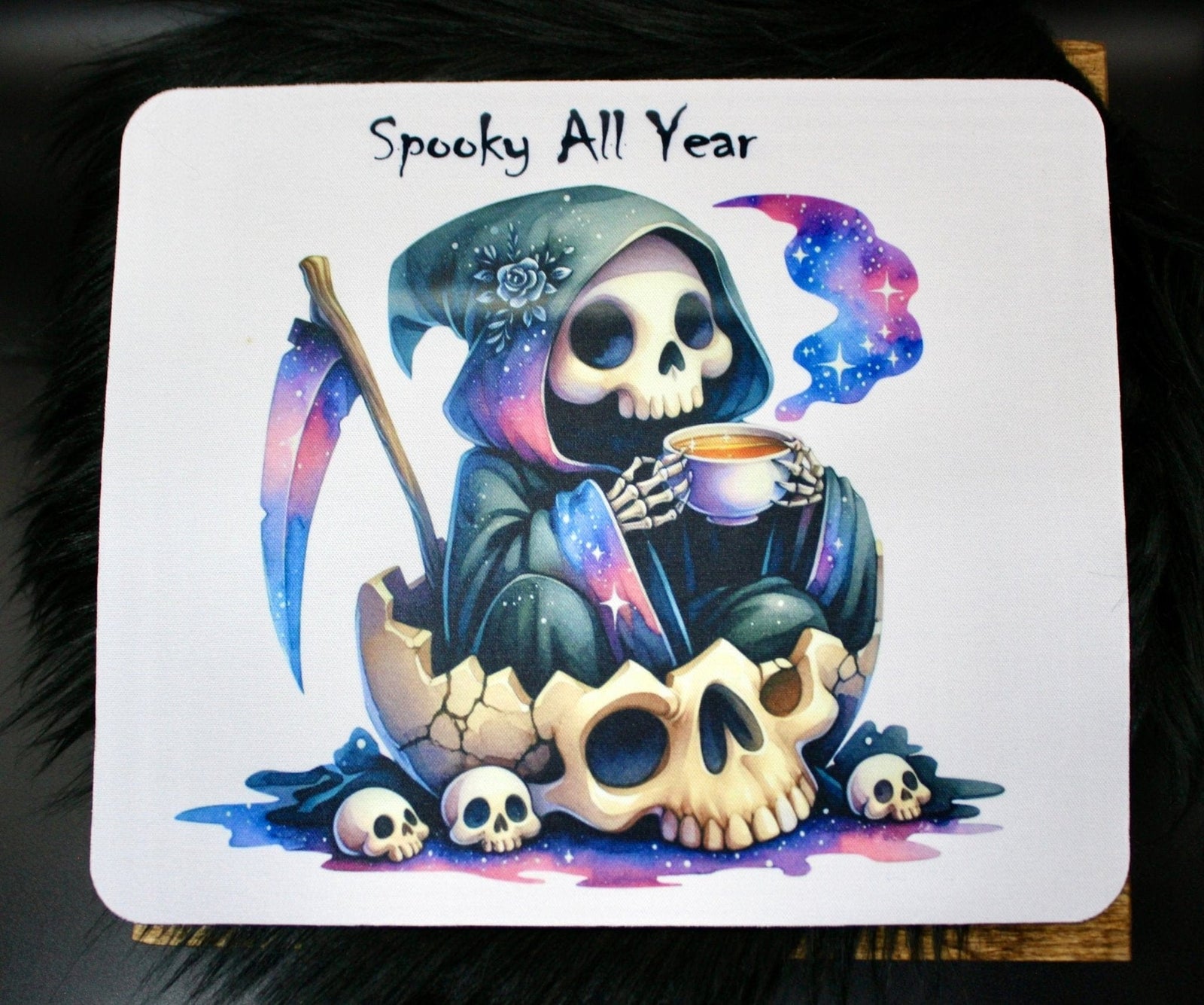 DillyDog Creations wrapin Mouse Pad / Spooky All Year