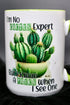 DillyDog Creations wrapin Mug / Cactus Expert ( Green Interior )