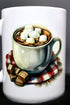 DillyDog Creations wrapin Mug / Cocoa With Marshmallows