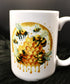 DillyDog Creations wrapin Mug / Honey Bees