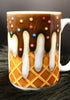 DillyDog Creations wrapin Mug / Ice Cream Cone