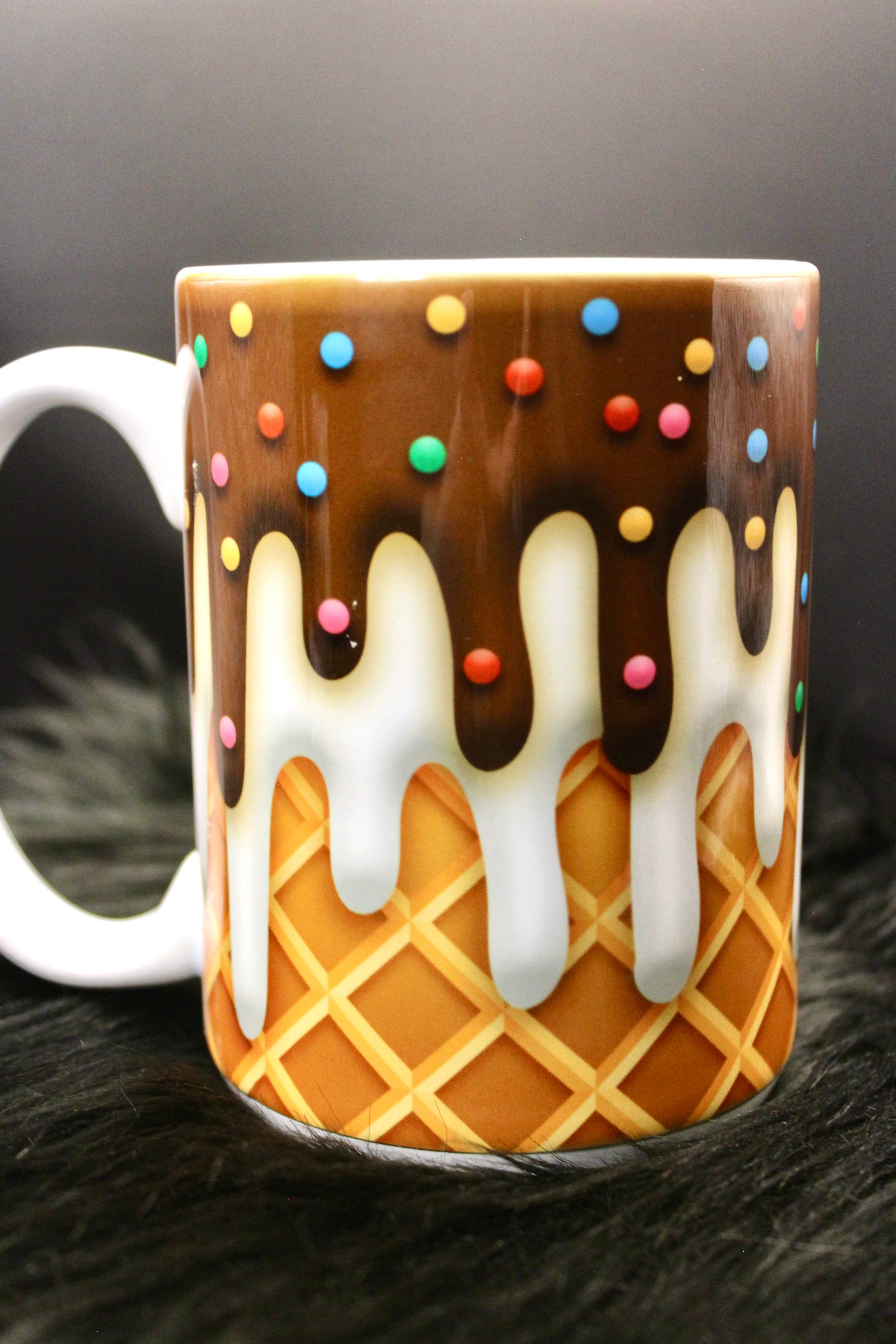 DillyDog Creations wrapin Mug / Ice Cream Cone