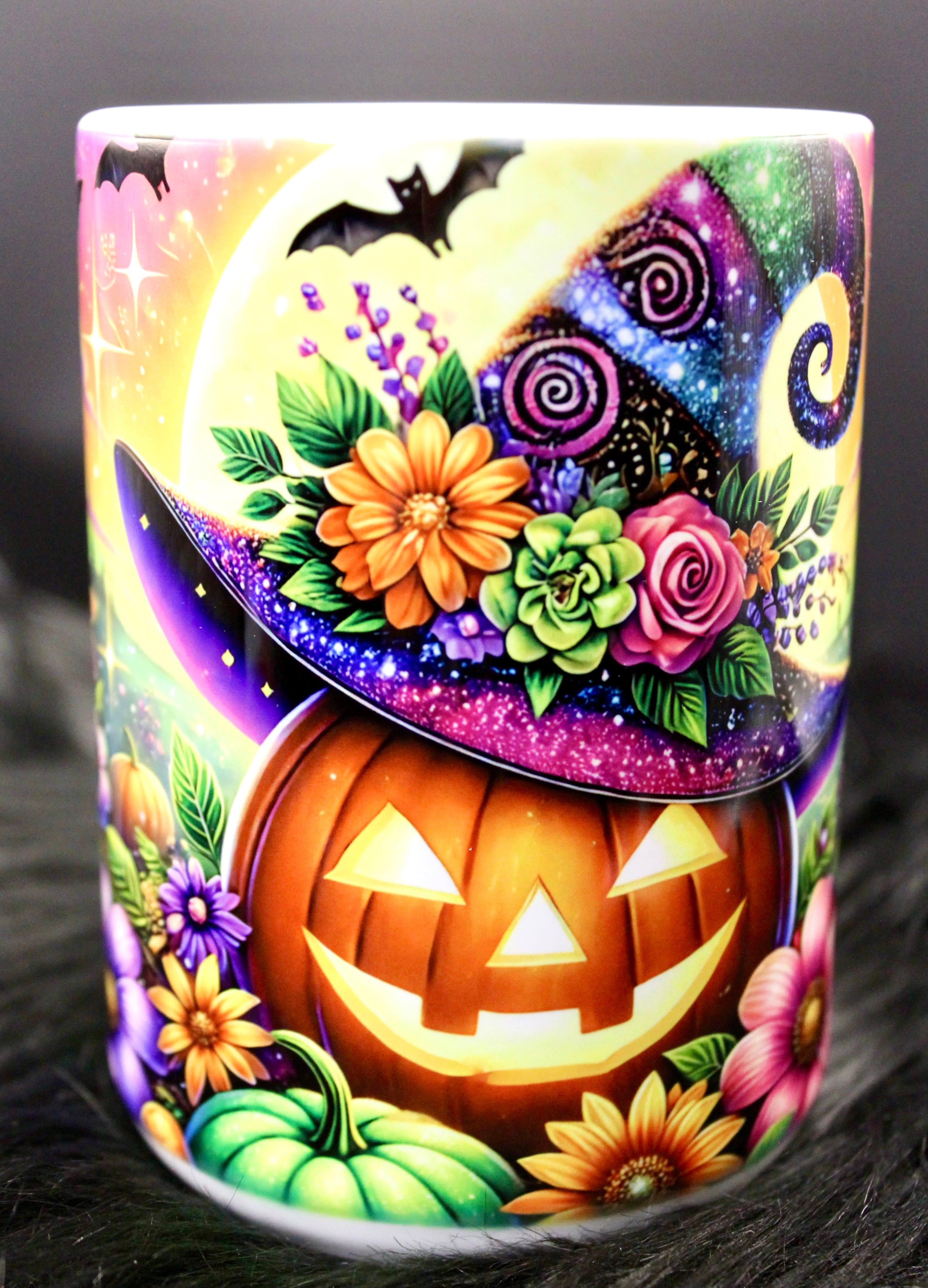 DillyDog Creations wrapin Mug / Pumpkin Witch