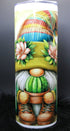 DillyDog Creations wrapin Skinny Tumbler / Cactus Gnome