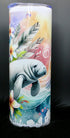 DillyDog Creations wrapin Skinny Tumbler / Manatee