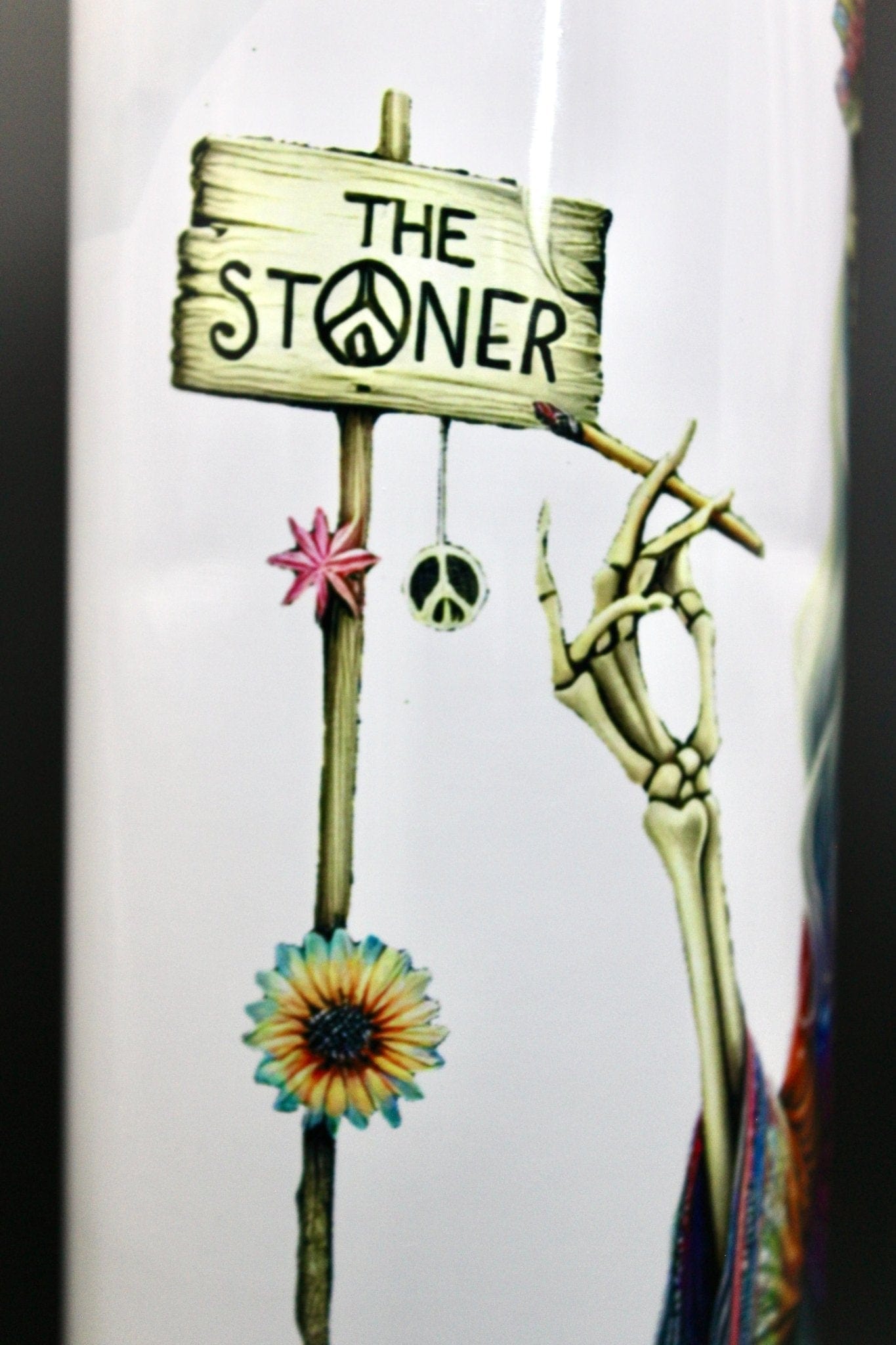 DillyDog Creations wrapin Skinny Tumbler / The Stoner