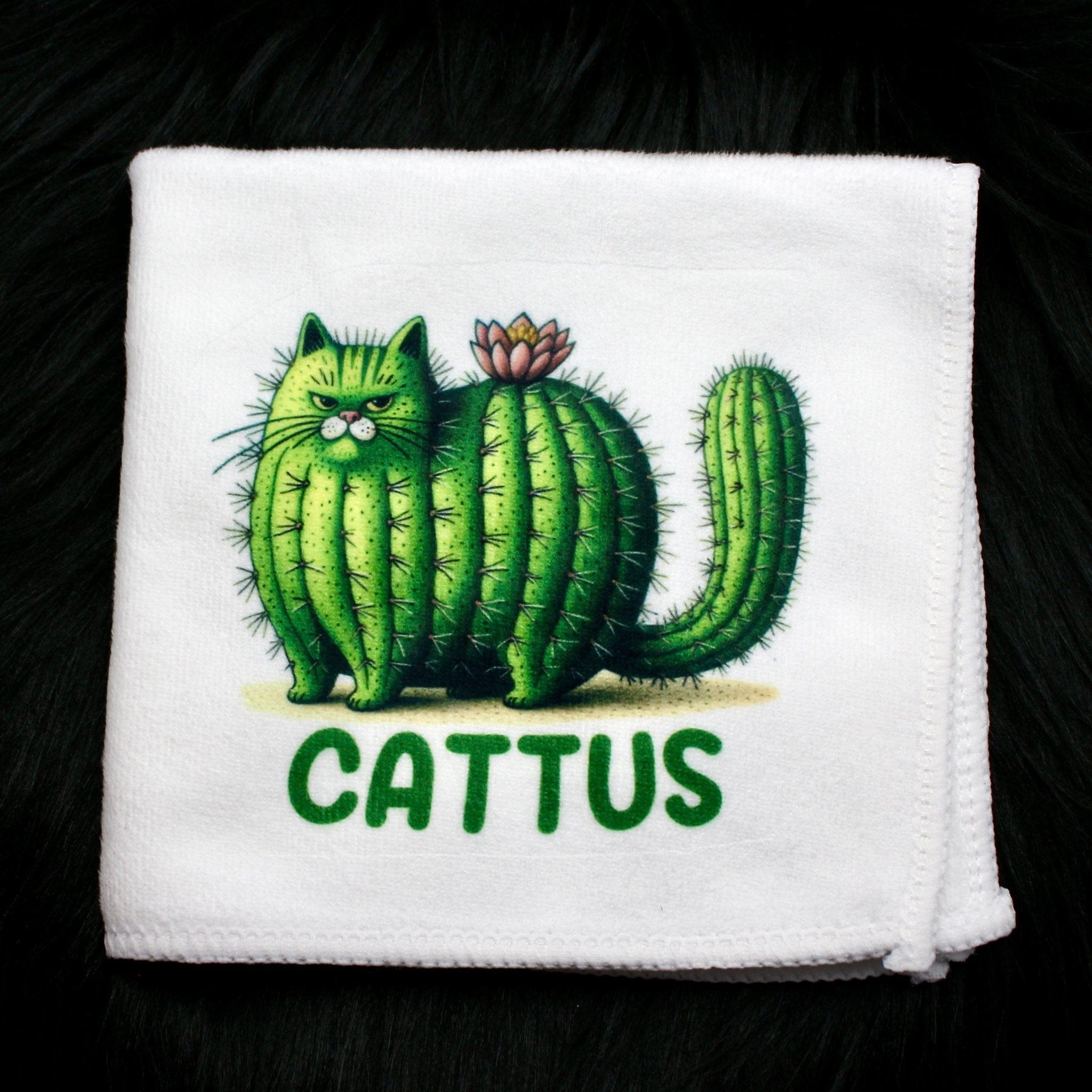 DillyDog Creations wrapin Wash Cloth / Cattus